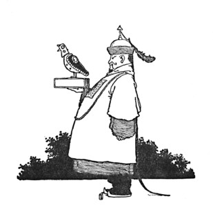 'The Chief Imperial Nightingale Bringer', c1930. Artist: W Heath Robinson.