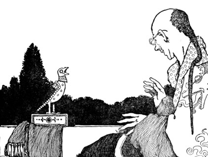 'He Was Quite As Successful as the Real Nightingale', c1930. Artist: W Heath Robinson.