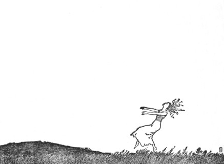 'Dance She Must, Over Field and Meadow', c1930. Artist: W Heath Robinson.