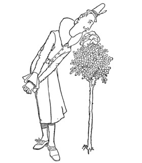'All Cares and Sorrows Were Forgotten By Him Who Inhaled Its Fragrance', c1930. Artist: W Heath Robinson.