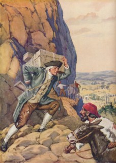 'James Bruce Helps His Follower', c1925. Artist: Charles Dudley Tennant.