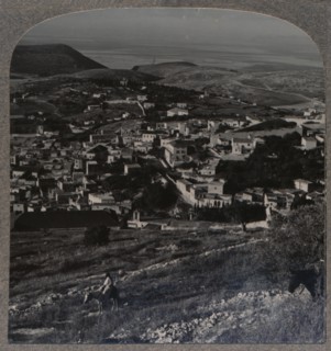 'Nazareth and the Mount of Precipitation', c1900. Artist: Unknown.