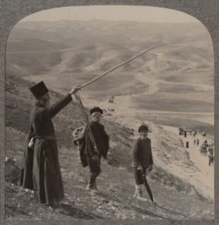 'Jericho road, near the Samaritan's Inn', c1900. Artist: Unknown.