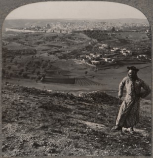 'View of Jerusalem from Mount Scopus', c1900. Artist: Unknown.