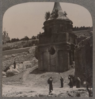 'The Tomb of Absalom in the Valley of Jehosaphat', c1900. Artist: Unknown.