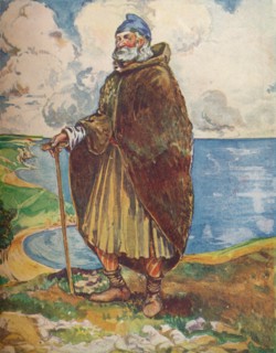 'A Man of the Time of Stephen', 1907. Artist: Dion Clayton Calthrop.