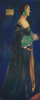 'A Woman of the Time of Henry VIII', 1907.  Artist: Dion Clayton Calthrop.