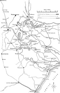 'General Plan of the Operations in Zululand, 1879', c1880. Artist: Unknown.