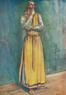 'A Man of the Time of John', 1907. Artist: Dion Clayton Calthrop.