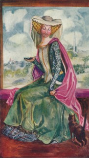 'A Woman of the Time of Henry IV', 1907. Artist: Dion Clayton Calthrop.
