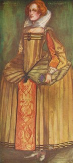 'A Woman of the Time of Elizabeth', 1907. Artist: Dion Clayton Calthrop.