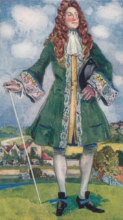 'A Man of the Time of William and Mary', 1907. Artist: Dion Clayton Calthrop.