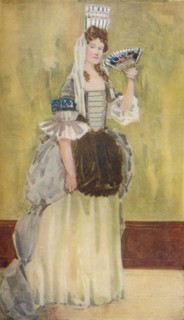 'A Woman of the Time of William and Mary', 1907. Artist: Dion Clayton Calthrop.