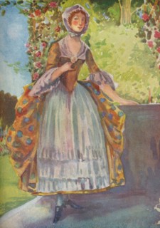 'A Woman of the Time of George II', 1907. Artists: Dion Clayton Calthrop, King George II.