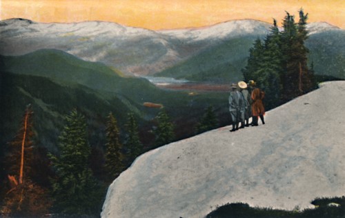 'Looking down from Mount Rainier', c1916. Artist: Asahel Curtis.