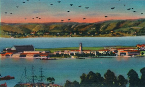 'North Island. U.S. Naval Air Station. San Diego, California', c1941. Artist: Unknown.