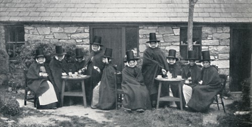 A Welsh tea party, 1912. Artist: Unknown.