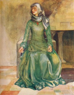 'A Woman of the Time of William II', 1907. Artist: Dion Clayton Calthrop.