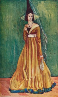 'A Woman of the Time of Edward IV', 1907. Artist: Dion Clayton Calthrop.