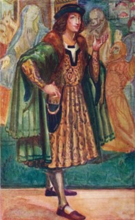 'A Man of the Time of Richard III', 1907. Artist: Dion Clayton Calthrop.