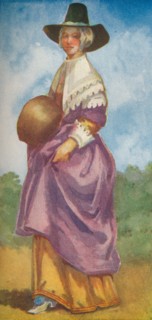 'A Woman of the Time of Cromwells', 1907. Artist: Dion Clayton Calthrop.
