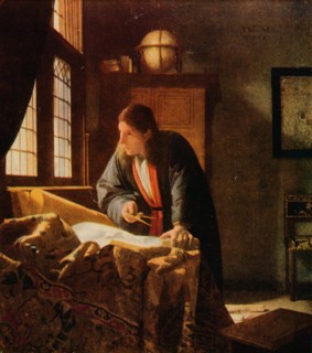 'The Geographer', 1669, (1911). Artist: Jan Vermeer.