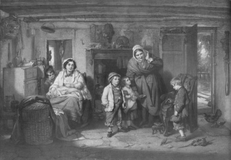 'The Mitherless Bairn', c1893, (1911). Artist: Thomas Faed.