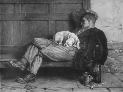 'Let Sleeping Dogs Lie!', 1880, (1912). Artist: Briton Riviere.