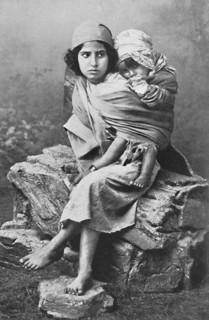 Kabyle children, North Algeria, 1912. Artist: Leroux.