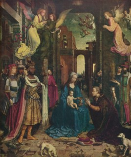 'The Adoration of the Kings', c1510, (1912). Artist: Jan Gossaert.