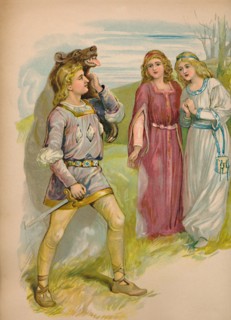 'Snow-white and Rose-red', 1903. Artist: Unknown.