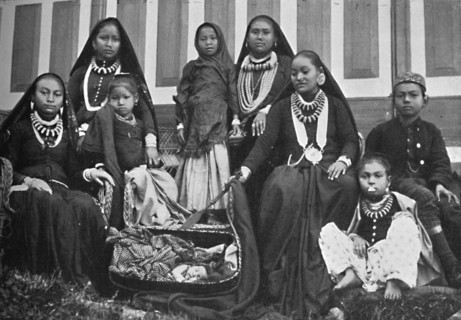 A Nepalese family: Gurkha type, 1902. Artist: Kapp & Co.