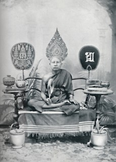 A royal priest, Siam, 1902. Artist: HW Rolfe.