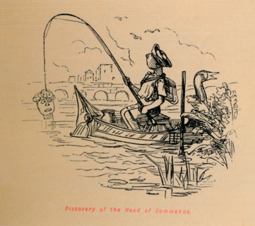 'Discovery of the Head of Summanus', 1852. Artist: John Leech.