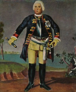 König Friedrich Wilhelm I. v. Preußen 1688-1740. - Stich nach dem Gemälde von Weidemann', 1934