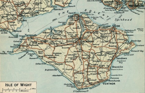 'Isle of Wight.', c20th Century. Artist: John Bartholomew.