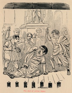'The End of Julius Caesar', 1852. Artist: John Leech.
