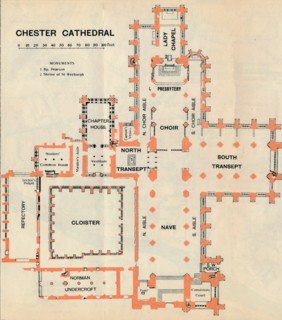 'Chester Cathedral', c20th Century. Artist: John Bartholomew.