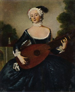 Die Lieblingsschwester Friedr. D. Gr. 1709-1758. - Gemälde von Pesne', 1934
