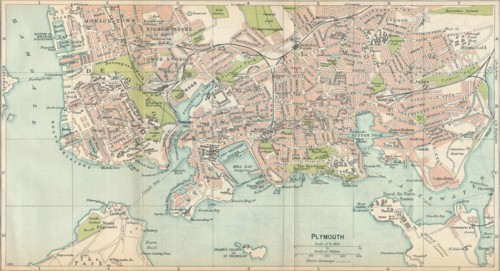 'Plymouth', c20th Century. Artist: John Bartholomew.