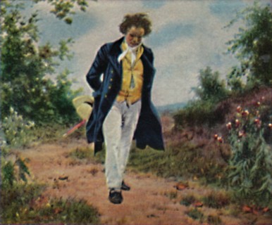 Ludwig van Beethoven 1770-1827. - Gemälde von Schmid', 1934