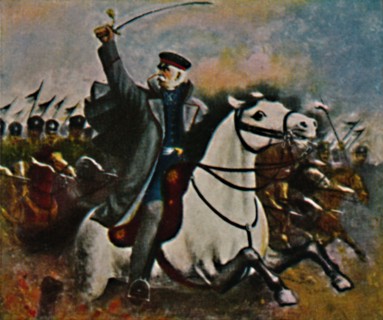 Feldmarschall Blücher 1742-1819. - Gemälde von M. Weese', 1934