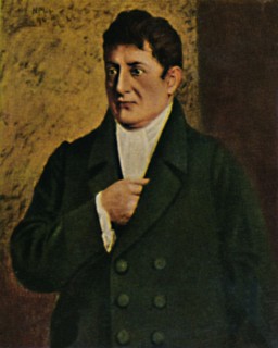 Johann Gottlieb Fichte 1762-1814. - Gemälde von Professor Plühr', 1934