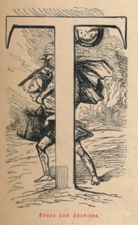 'Aeneas and Anchises', 1852. Artist: John Leech.