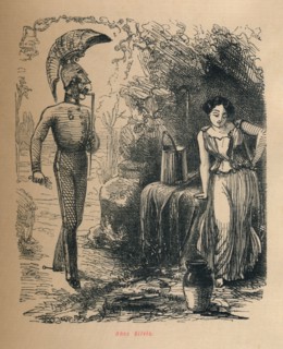 'Rhea Silvia', 1852. Artist: John Leech.