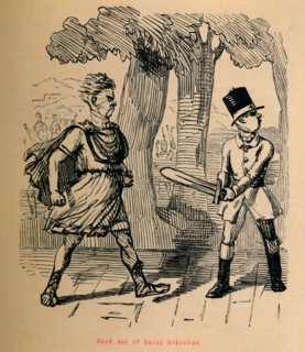 'Rash Act of Gaius Gracchus', 1852. Artist: John Leech.