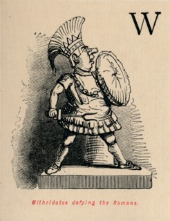 'Mithridates defying the Romans', 1852. Artist: John Leech.