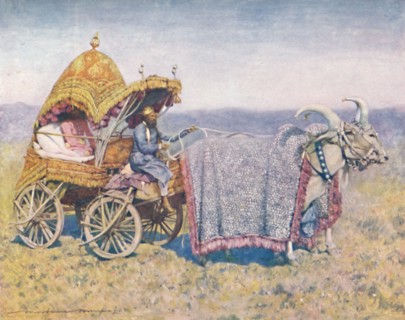 'A Native Bullock-cart from Bikanir', 1903.  Artist: Mortimer L Menpes.
