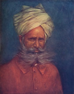 'A Retainer from Central India', 1903. Artist: Mortimer L Menpes.