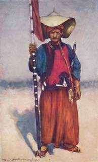 'A Retainer of the Shan Chiefs', 1903. Artist: Mortimer L Menpes.